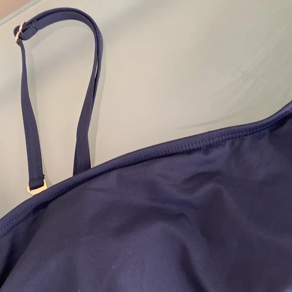 Michael Michael Kors Bathing Suit One Piece Swimsuit Navy Size 4 - Picture 4 of 6